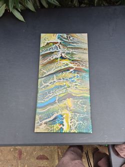 Trippy dragon scale hand pantied art