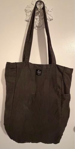Dark Olive Canvas Tote Bag