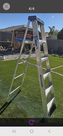 Werner 6ft ladder (10ft height reach) barely used!