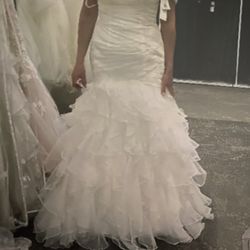 Wedding Dress And veil 