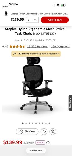 Stables Hyken Ergonomic Chair