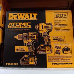Dewalt New Kit Atomic Brushless , Drill And Impact 