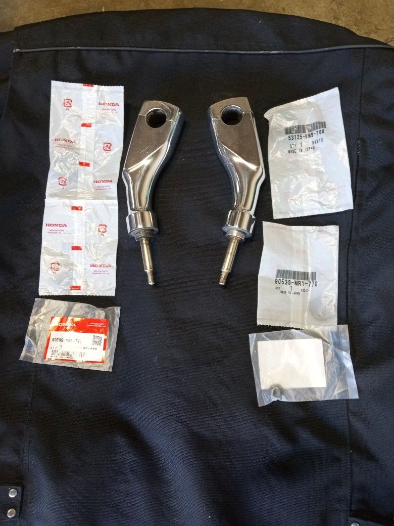 Honda Shadow Handlebar Risers Highly Polished