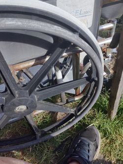 Adjustable wheelchair with front wheels