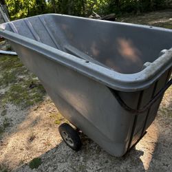 Utility Tilt Truck  Cubic Yard, Gray