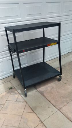 BREDFORT SHELF ON WHEELS WITH ELECTRIC PLUG ATTACHED
