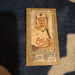 2025 Allen & Ginter Gold Miini Gunner Henderson 
