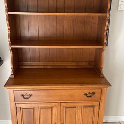 350 Or BO!! solid Wood Antique Chest. Extra Storage On Lower Portion with Doors. 