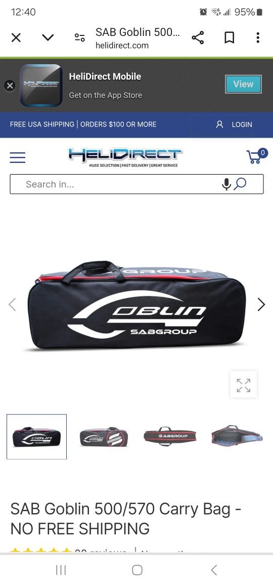 Goblin RC Helicopter Tote Bag