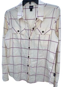 Patagonia Women's Long-Sleeved Organic Cotton Midweight Fjord Flannel Shirt Size Small