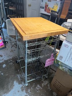 Kitchen cart 24”l x 20”w x 36”h