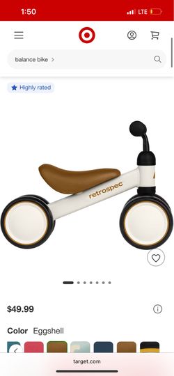 Retrospec baby push bike