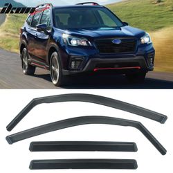 Fits 2019-2024 Subaru Forester In-Channel Window Visors Rain Guards Deflectors PC