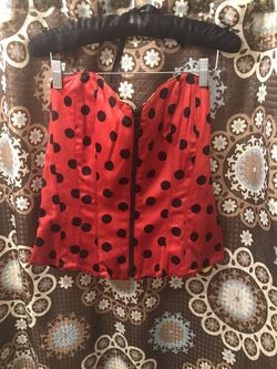 New Reversible Corset Ladybug and Bee size XL Costume