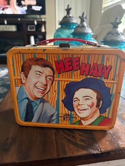 Hee Haw Vintage Metal Lunch Box Thermos