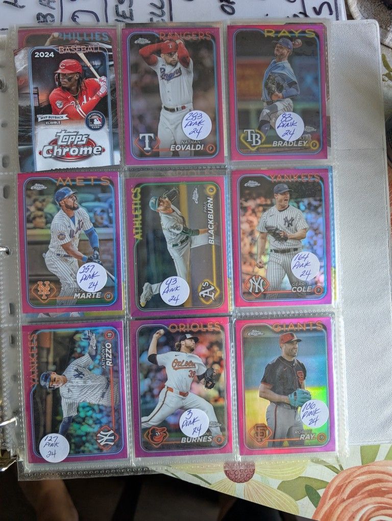 2224 Baseball Topps Chrome