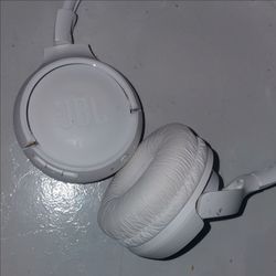 JBL White On-Ear Headphones