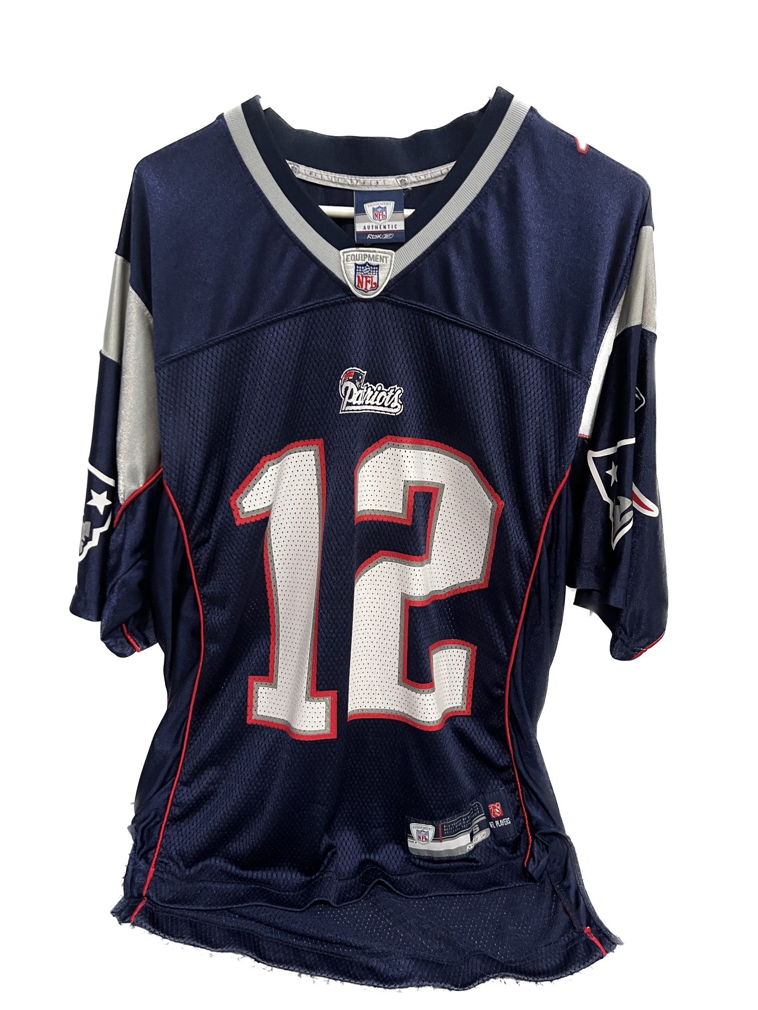 Reebok Patriots Tom Brady 12 Jersey, Adult Small