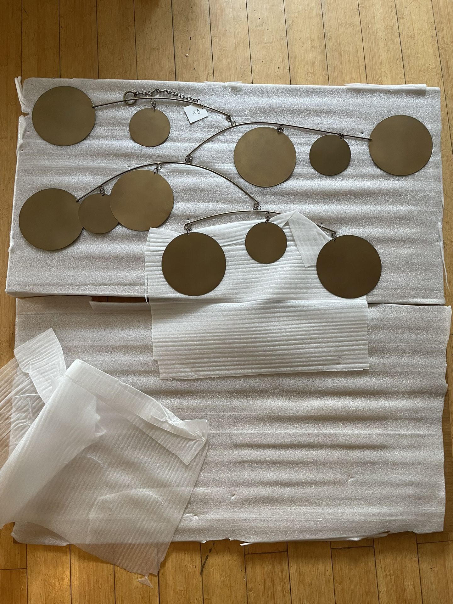 Hanging Circles Mobile For Nursery - In Box/never Used