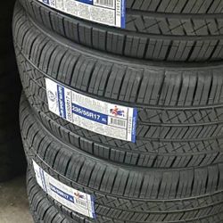 BRAND NEW TIRES 235/55r17 ALL SEASON FOR SALE SET OF 4 TIRES $355 WITH INSTALLATION AND BALANCING 