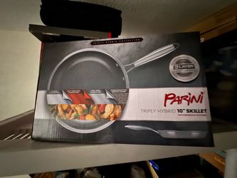 PARINI TRIPLY HYBRID 10" SKILLET WITH NONSTICK COATING