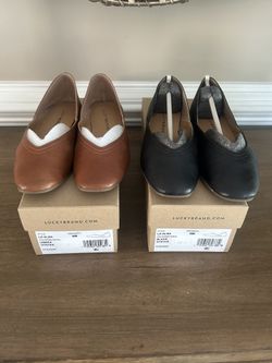 Women’s Flats (Size 6/ Black/Umber)