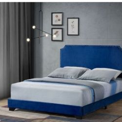 QUEEN BED FRAME MATTRES SOLD SEPARATELY BOXSPRING REQUIRED NEW IN BOX ☎️ 1714586,2564