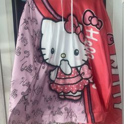 Hello kitty hoodie hot pink