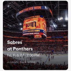 Sabers vs Panthers - Club Parking