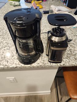 Coffee Maker and Coffee Grinder