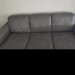 Ikea Genuine Leather Sofa Set