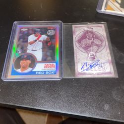 2018 Rafael Devers Rc Cards 