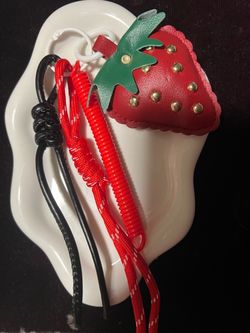 Strawberry key chain
