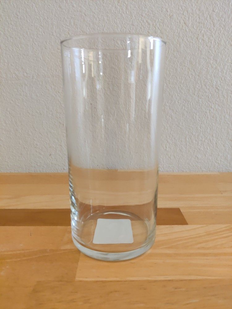 Cylinder Vases 7" Tall 13 Pcs