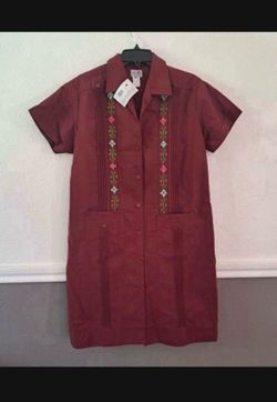 Guayabera Yucateca Dress Size M/L