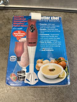 Better Chef Dual Blender Mixer, Red