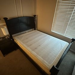 Wooden Bed Frame With Box Spring