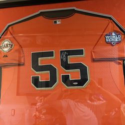 Tim Lincicum 2010 World Series jersey