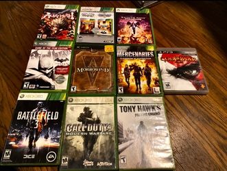 Xbox 360 and ps3 game lot