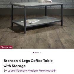 Gray Coffee Table