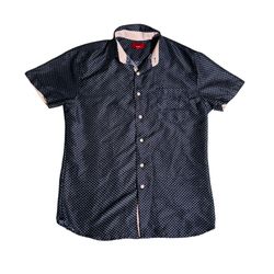 Patron Cito Red Label Men Short Sleeve Button Sz M ButtonDown Collared Shirt