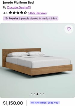 King Platform Bed