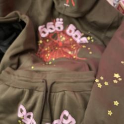 Sp5der Hoodie Set