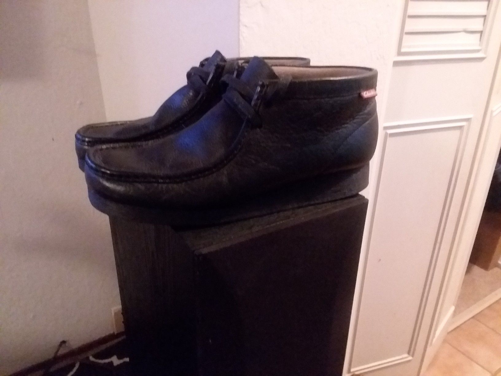 Clark's leather wallabees