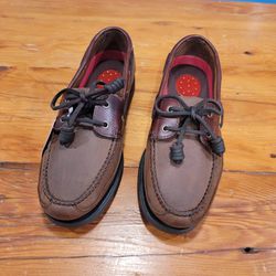 G.H. Bass & Co Mens Harry II Size 7.5 M Brown Moc Boat Shoes