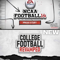 NCAA Football 14 College Revamped (For Ps3, Xbox 360,Pc) 