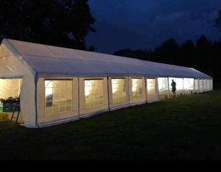 20x40 Polyethylene Tent ! Brand New !