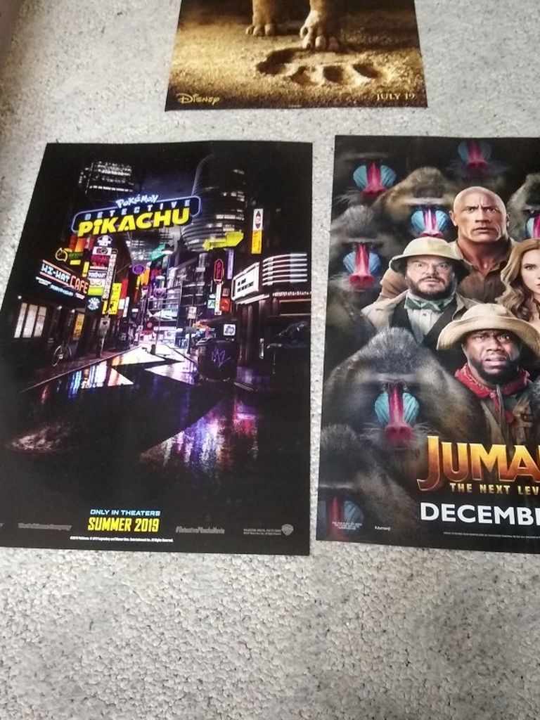 3 Movie Posters + One Free Gift