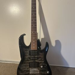 Black N Grey Ibanez Guitar 