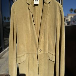 Authentic Dolce And Gabbana Suede Jacket Unisex 